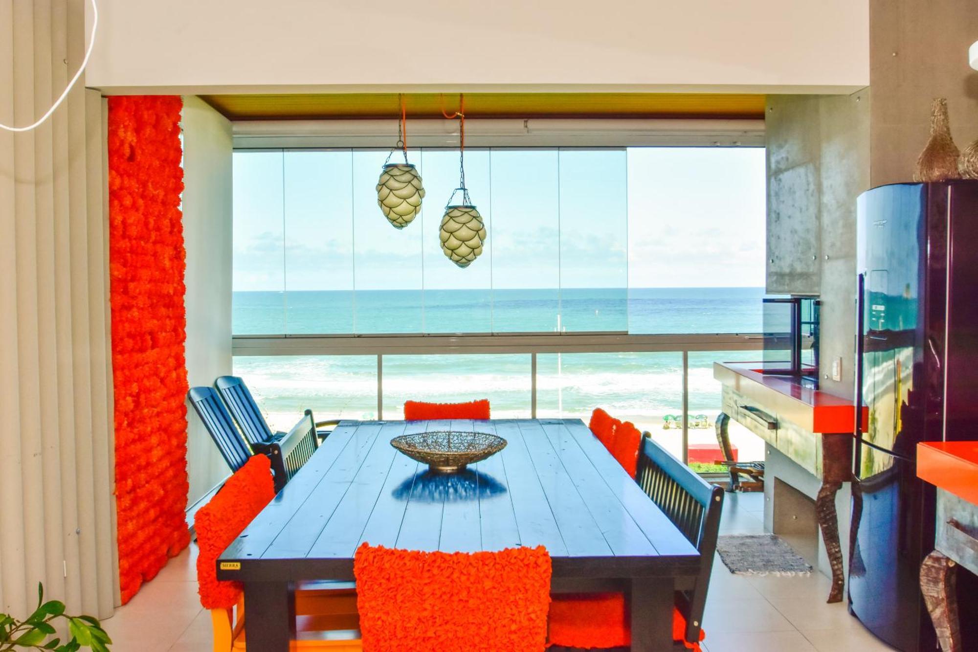 Apartamento Frente Mar Na Praia Do Santinho N880 Florianopolis Luaran gambar