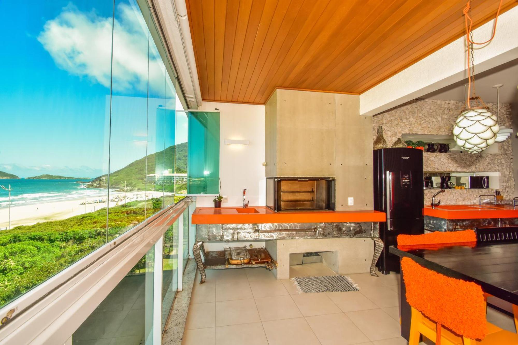 Apartamento Frente Mar Na Praia Do Santinho N880 Florianopolis Luaran gambar