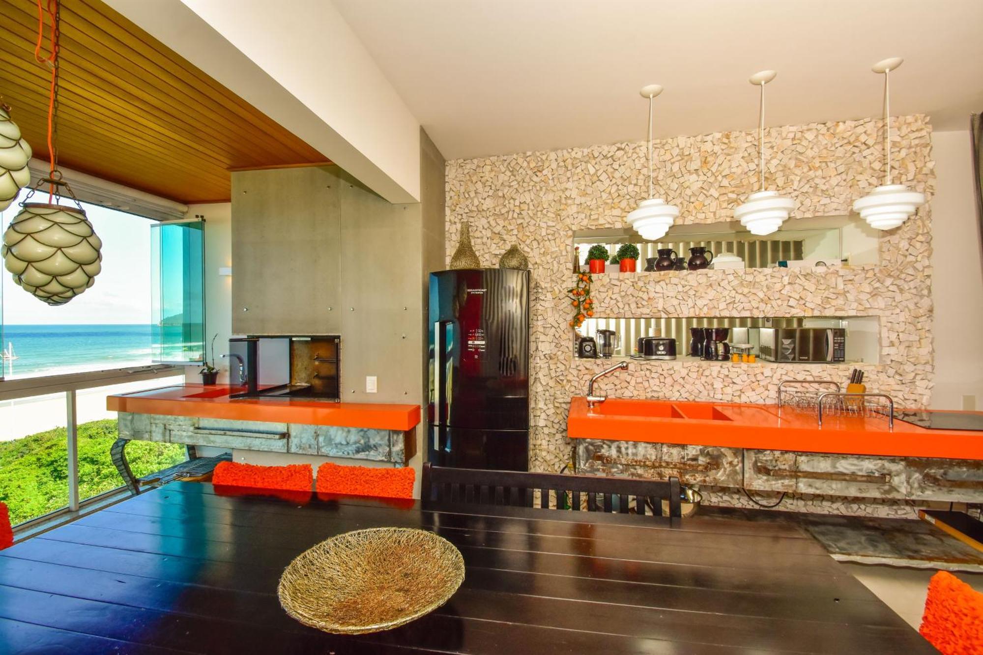 Apartamento Frente Mar Na Praia Do Santinho N880 Florianopolis Luaran gambar